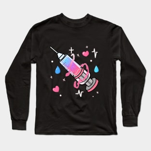 Kawaii Aesthetic Syringe Long Sleeve T-Shirt